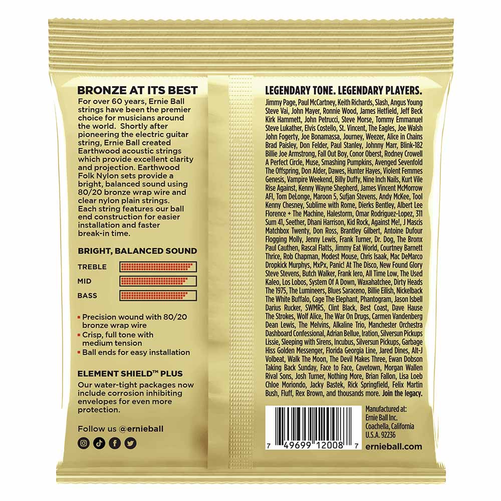 Ernie Ball Rock and Blues w/Plain G Earthwood 80/20 Bronze Acoustic Guitar Strings 10-52 G-accessories-Ernie Ball-Hermes Music